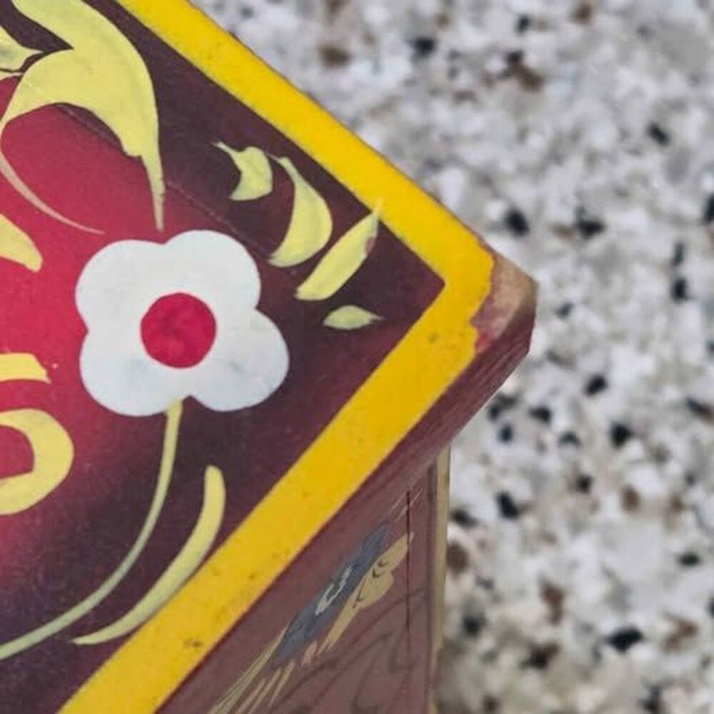 Vintage Indian Hand Painted Wooden Jewelry Chest 5 Drawer Rajasthani Folk Art 10 - Picture 10 of 10